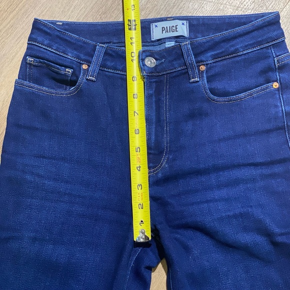 Paige Denim Cindy Cropped Raw Hem Sz 27 - Picture 4 of 13